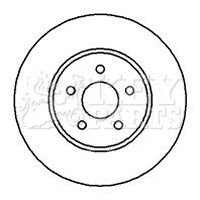 KEY PARTS Bremžu diski KBD4238